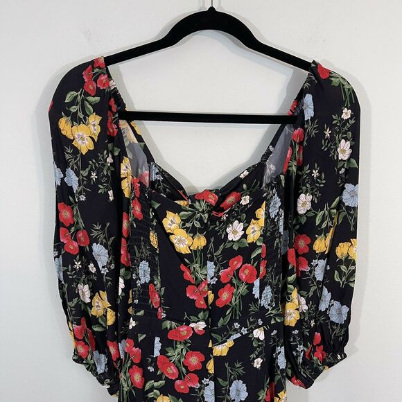 Yumi Kim Fiesta Floral Lady Boss Romper Size L - Picture 8 of 9